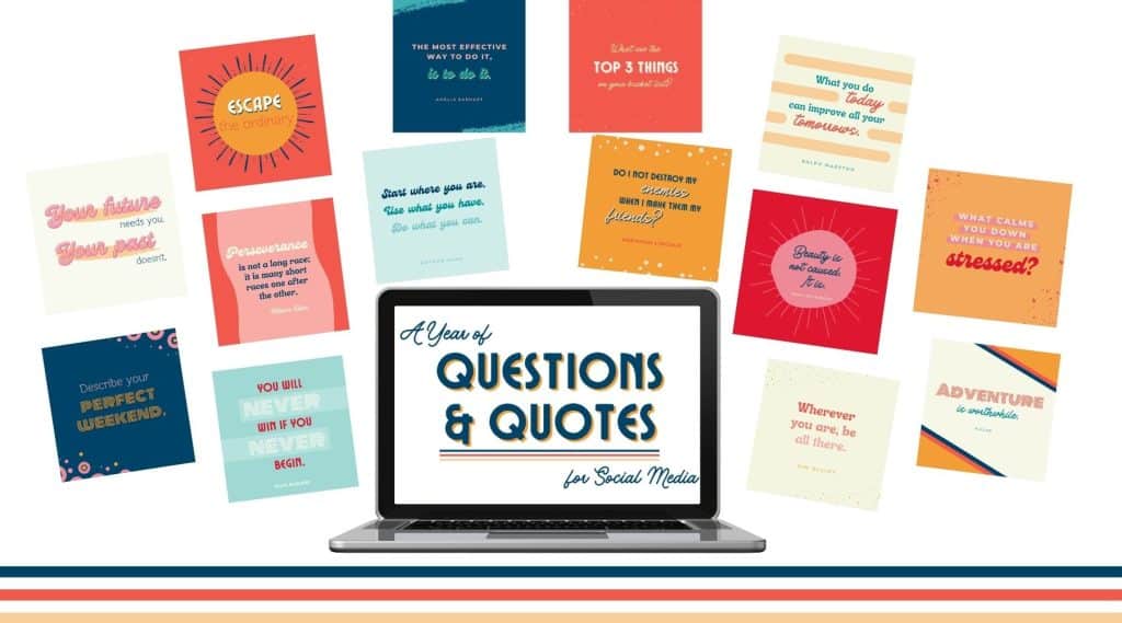 Year of Questions & Quotes Graphics Pack