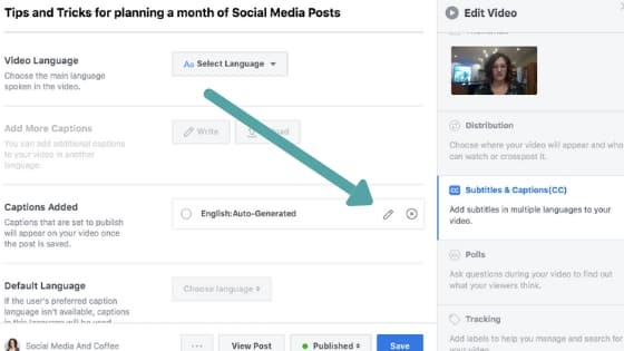 How to Add Captions to Your Facebook Video
