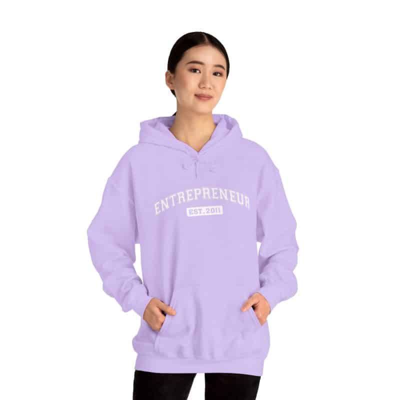 Entrepreneur Established Year Business Hoodie