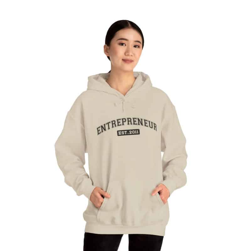 Entrepreneur Established Year Business Hoodie - Image 21