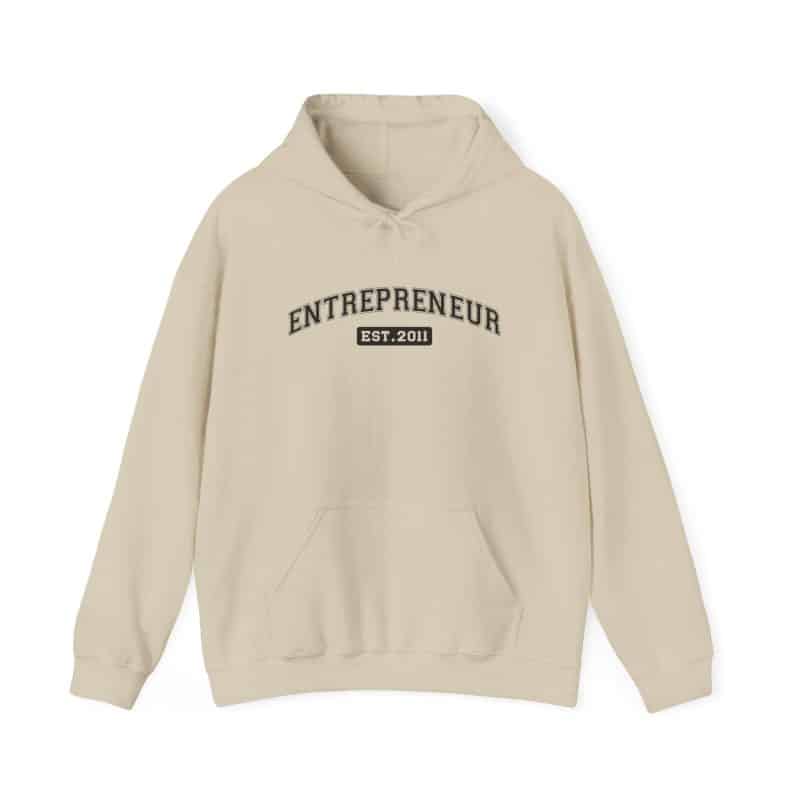 Entrepreneur Established Year Business Hoodie - Image 17