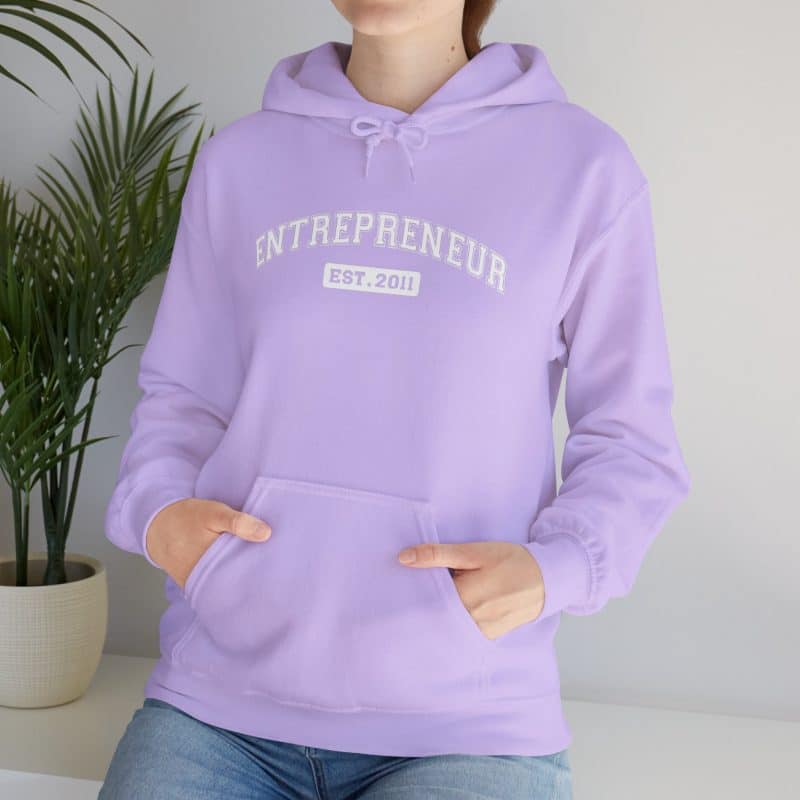 Entrepreneur Established Year Business Hoodie - Image 2
