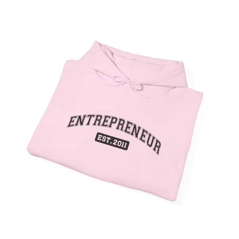 Entrepreneur Established Year Business Hoodie - Image 36