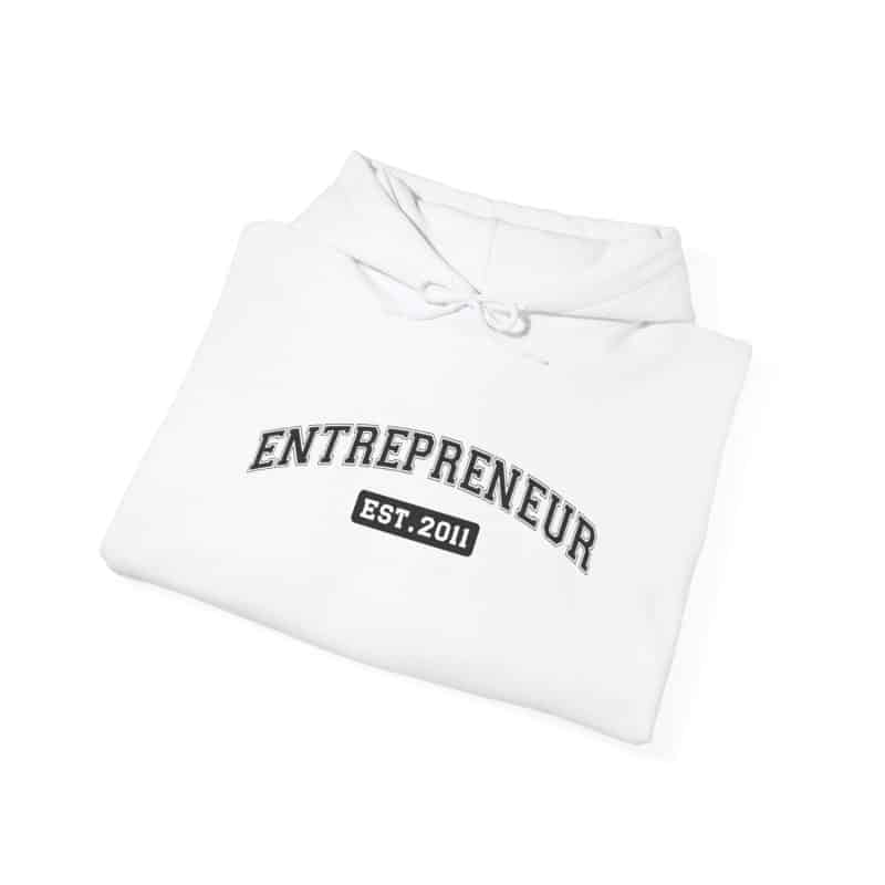 Entrepreneur Established Year Business Hoodie - Image 12
