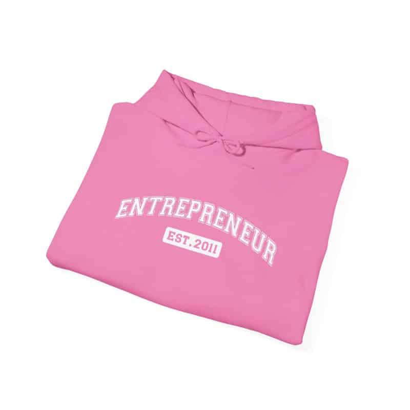 Entrepreneur Established Year Business Hoodie - Image 44