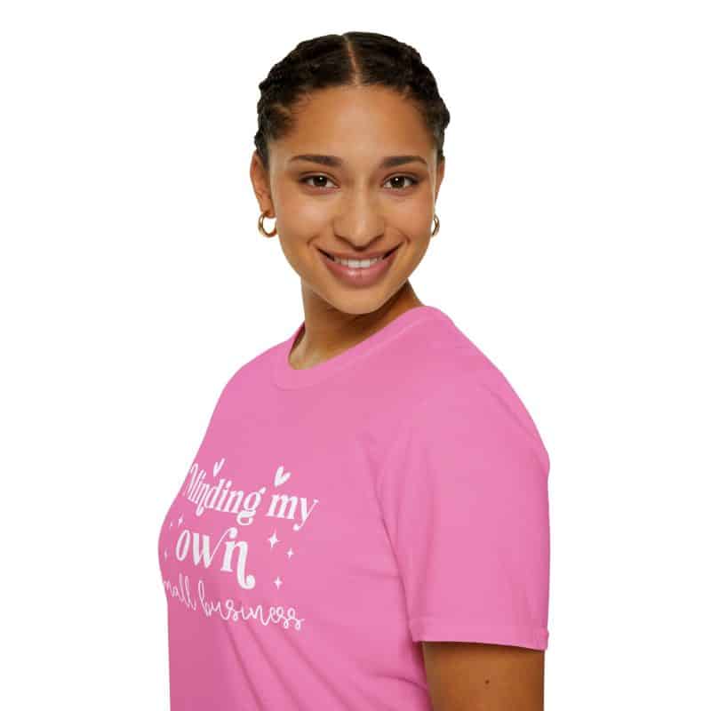 Minding My Own Small Business T-Shirt, Softstyle Tee for Entrepreneurs - Image 55