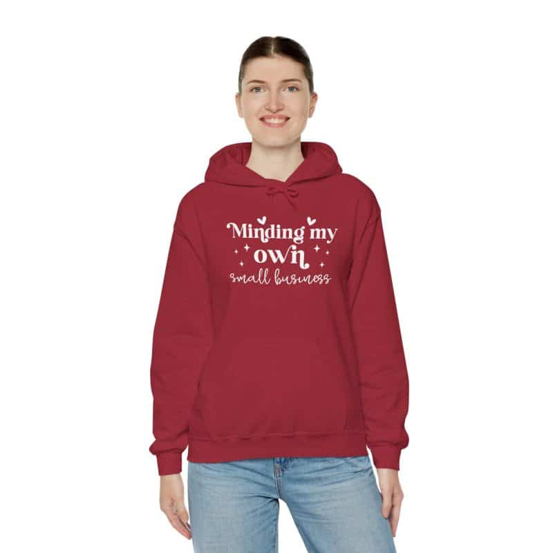 Minding My Own Small Business Hoodie - Image 62