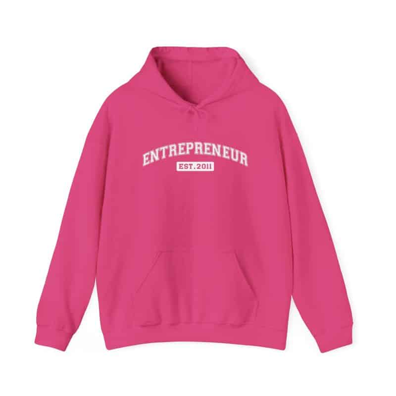 Entrepreneur Established Year Business Hoodie - Image 49