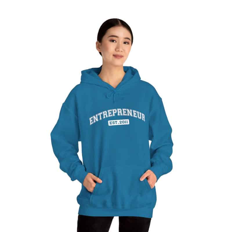 Entrepreneur Established Year Business Hoodie - Image 29