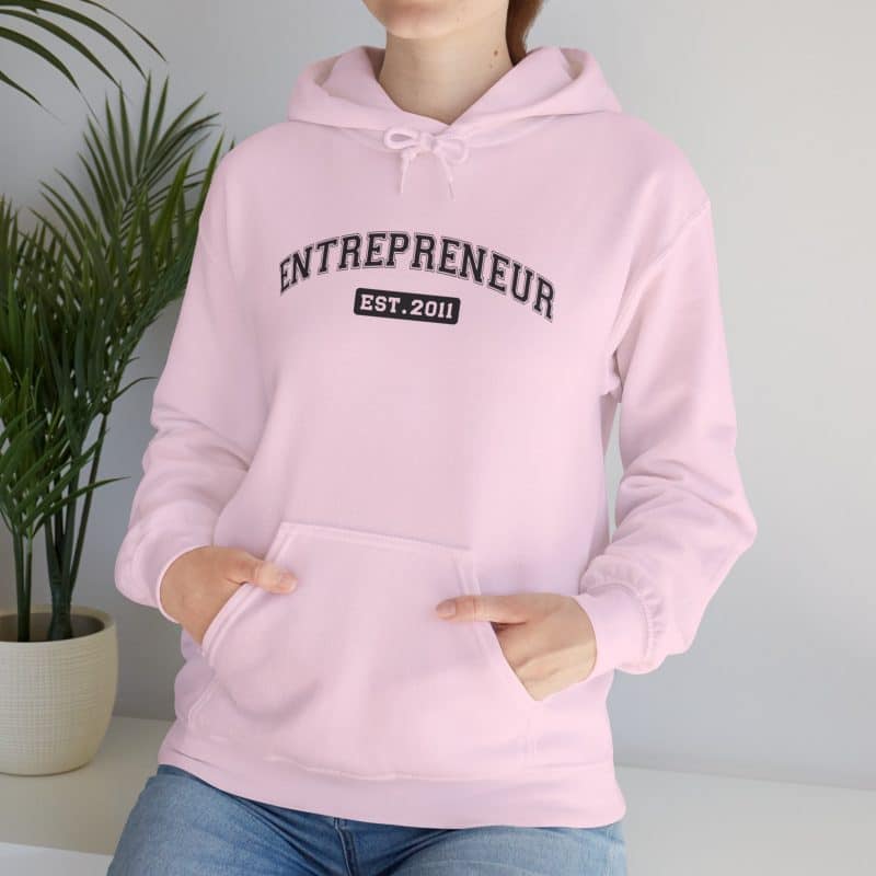 Entrepreneur Established Year Business Hoodie - Image 39