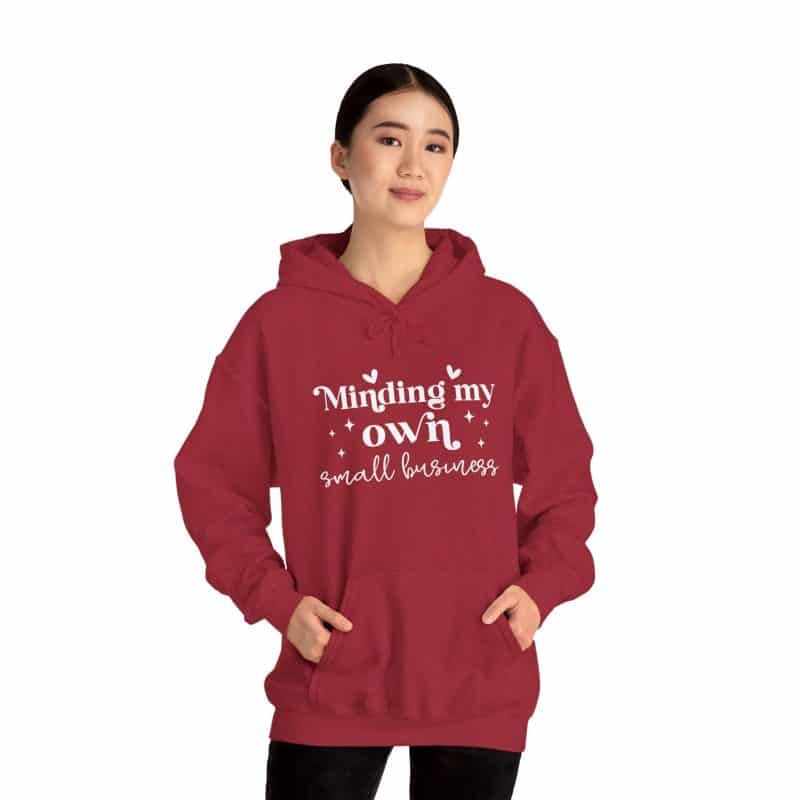 Minding My Own Small Business Hoodie - Image 61