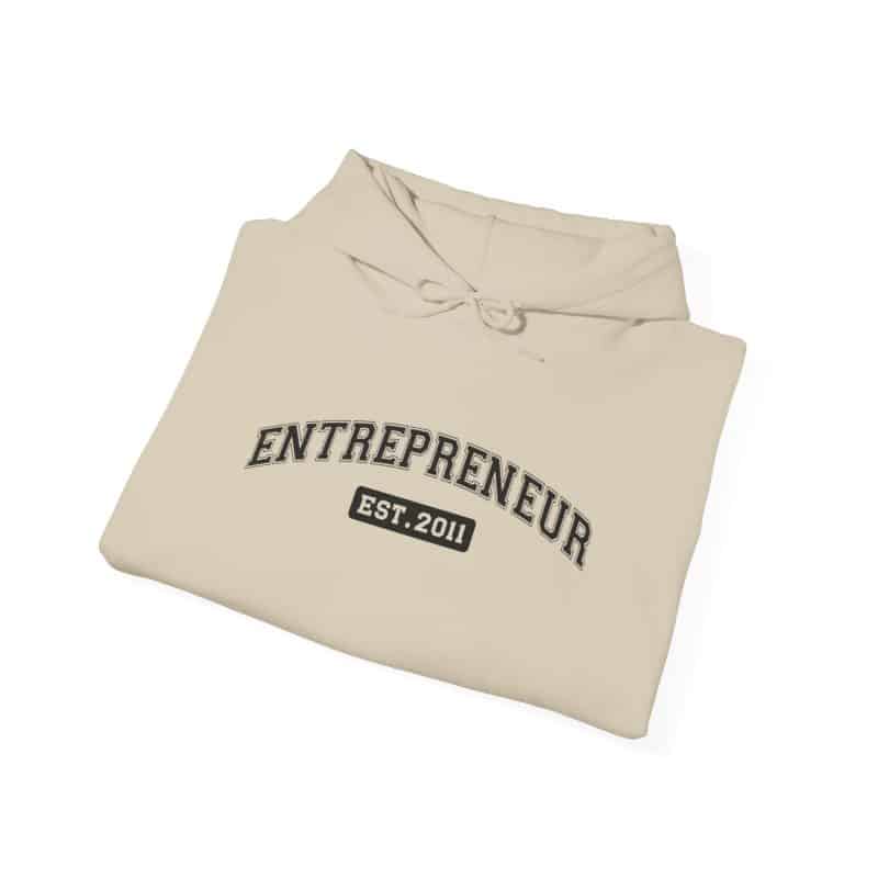 Entrepreneur Established Year Business Hoodie - Image 20