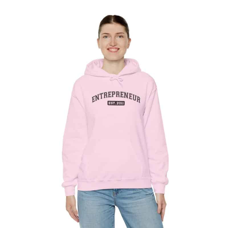 Entrepreneur Established Year Business Hoodie - Image 38