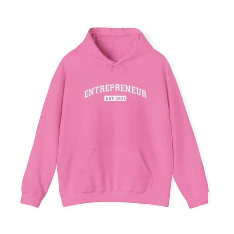 Entrepreneur Established Year Business Hoodie - Image 41