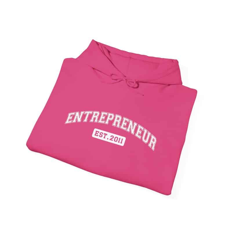 Entrepreneur Established Year Business Hoodie - Image 52