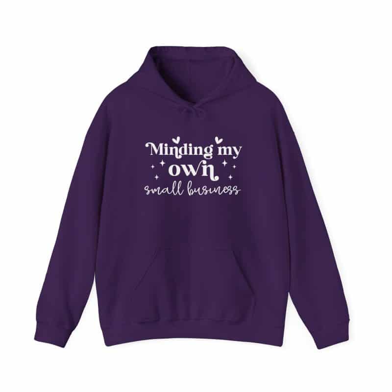 Minding My Own Small Business Hoodie - Image 77