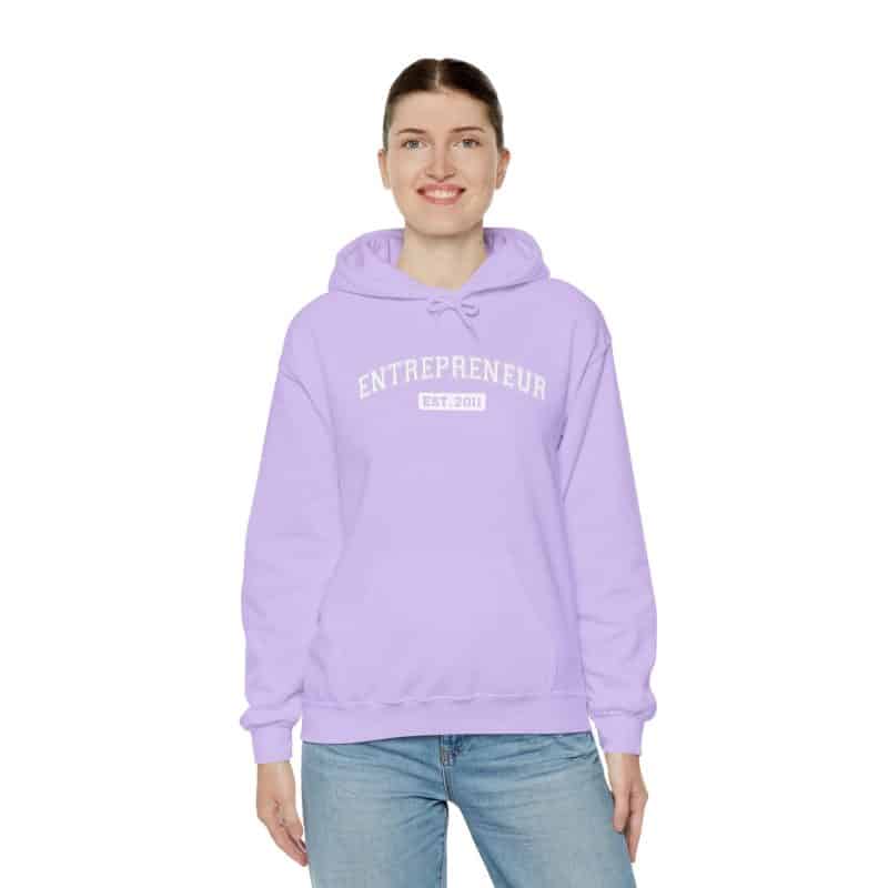 Entrepreneur Established Year Business Hoodie - Image 7