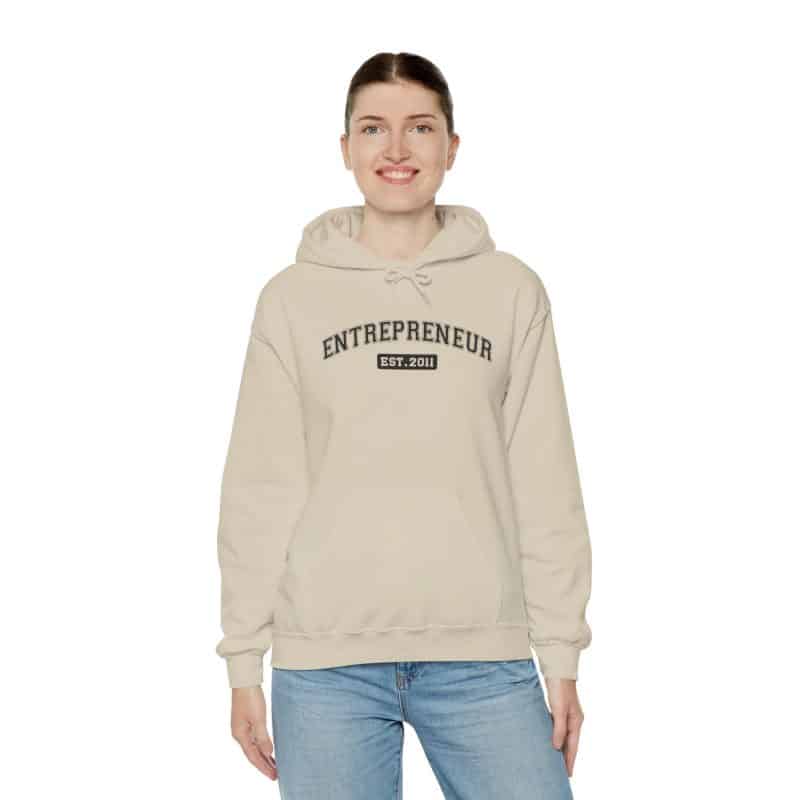 Entrepreneur Established Year Business Hoodie - Image 22